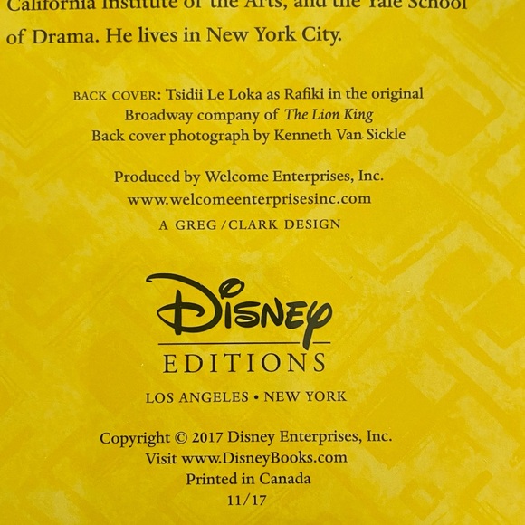DISNEY LION🦁KING TWENTY YEARS ON BROADWAY AND AROUND THE WORLD HARDCOVER BOOK - Picture 8 of 12